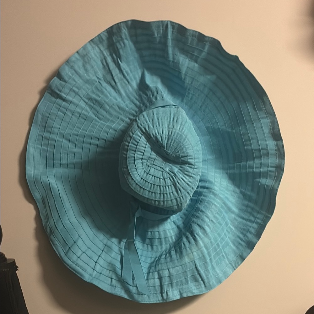 Elegant Blue Sun Hat